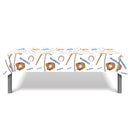 2pcs Baseball Tablecloth Prints Dining Desk Table Cover Beach Picnic Blankets