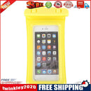 Waterproof Phone Case Underwater Touch Screen Mobile Phone Bags (Yellow)
