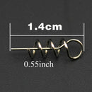 Universal Useful Outdoor Spring Lock Needle Pins Stainless Steel Fishing Bait