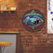 Round Truck Plate Metal Tin Sign for Bar Pub Club Garage Plate Wall Home Decor