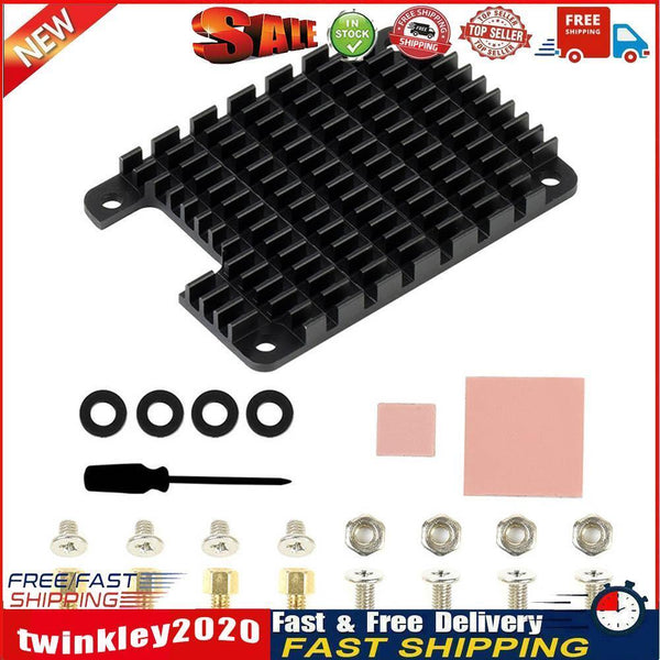 Aluminum Heatsink Notched for Antenna Heat Dissipation for Raspberry Pi Newly