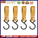 Portable Outdoor Camping Leather Hooks Strap Keychain Durable Hanger Shelf Ho