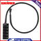 Host Fall PC Cooler Cooling Fan Power Cable 1 Female with 5 Male 4Pin Buc
