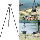 Aluminium alloy Portable Campfire Hanging Pot Rack Camping Tripod Stove Cooker
