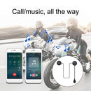 T6 Wireless Music Bluetooth-compatible Motorcycle Helmet Headsets Supports