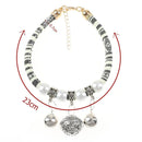 vanpower Dog and Cat Pendant Collar, Braided Rope, with Gloc