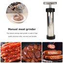 Manual Sausage Maker Stainless Steel Stuffer Homemade Syringe Meat Filler