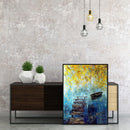 Frameless Oil Paint By Numbers Riverside Boat DIY Canvas Picture Craft Kit