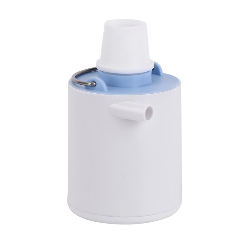 Mini Air Pump 1300mAh Rechargeable Air Pump Quick Inflate Deflate (Blue)