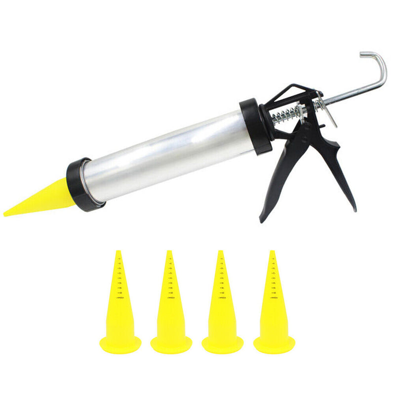 Carp Fishing Boilie Gun with 4pcs Spare Nozzles Sausage Bait Ball Making Tackle