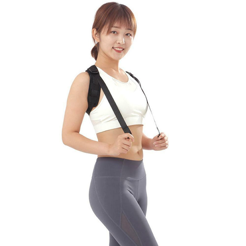 1x Womens Back Correction Belt Brace Shoulder Support Therapy Posture Corrector