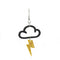 Women Girls Charm Drop Earrings Acrylic Earrings Drop Dangle Cloud Lightning