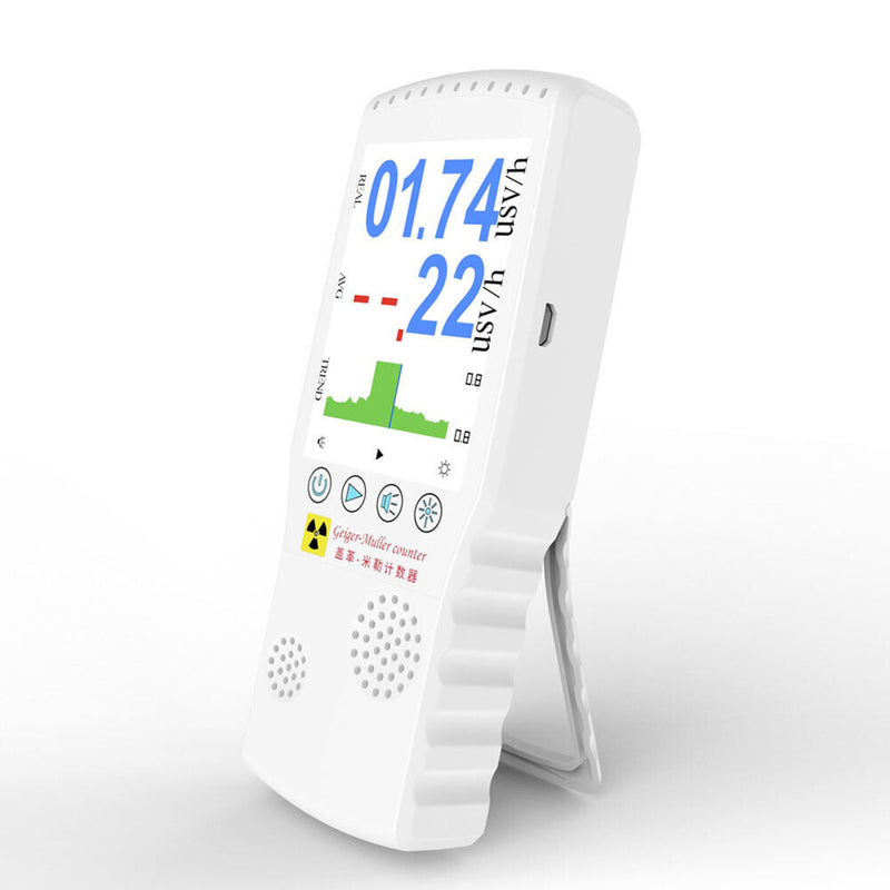 Geiger Counter X-ray Beta Gamma Electromagnetic Nuclear Radiation Alarm Newly