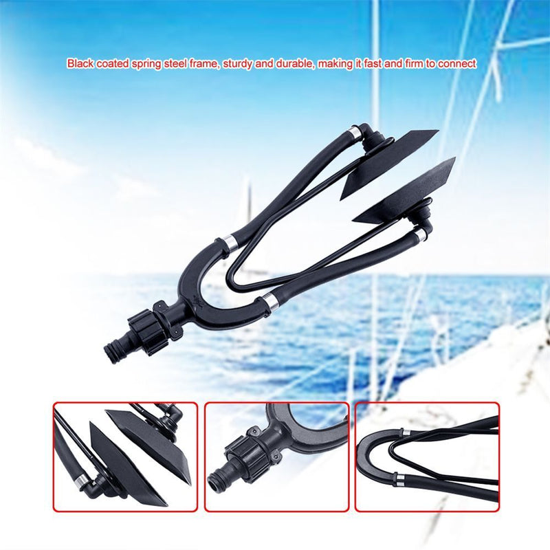 Water Feed Yacht Unit Round Muff Flusher Outboard Lower Motor Flush Sterndrive