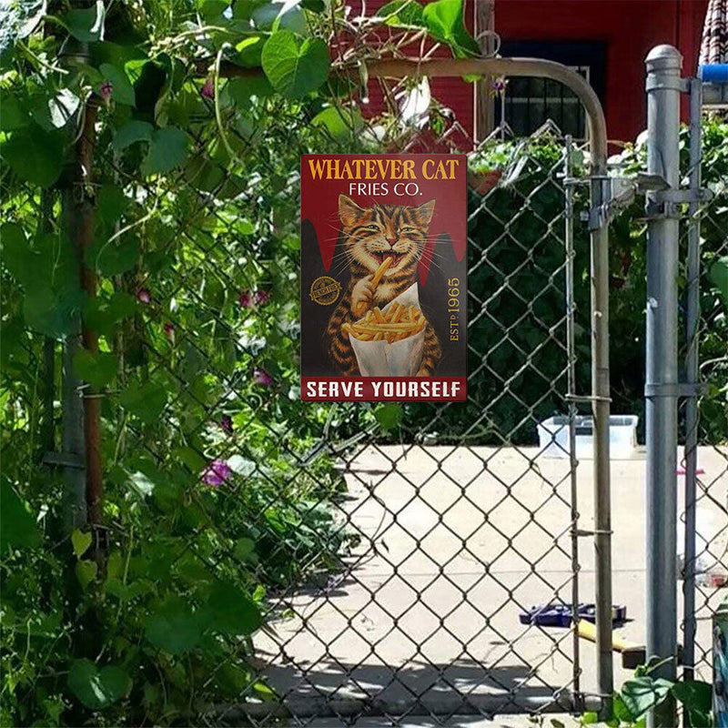 #A Rooster Plate Metal Tin Sign Plaque for Bar Pub Club Garage Wall Home Decor