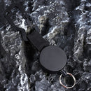 Key Ring Hanging Elastic Buckle Anti-lost Keychain Badge Reel Clip Key Hanging