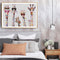 Digital Oil Painting By Numbers Kits Animal DIY Hanger Decor Canvas Wall Art Set