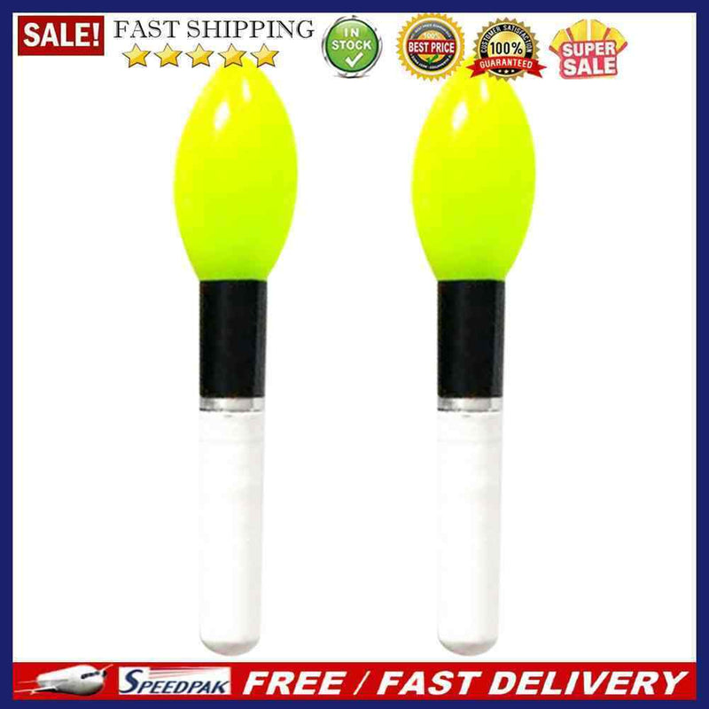 2pcs Luminous LED Night Light Stick Electronic Sea Float Bobber Fishing Tackl