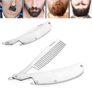 Anti Static Folding Comb Hairdressing Styling Hair Mustaches Brush Beard Comb