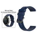 Silicone Strap Replacement Belt for Huawei GT 2 Pro Watch Band (Navy Blue)