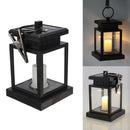 Solar Powered LED Outdoor Candle Light Portable Lantern Novelty for Camping Wa