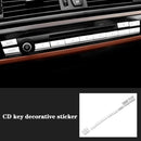 Fit For BMW 5 Series 2011-17 Air Conditioning CD Button Sequin Trim Cover Trim`