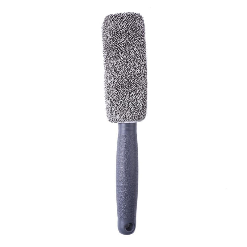 Microfiber Car Wheel Wheel Rim Brush Plastic Handle Cleaning Brush Wash Tool