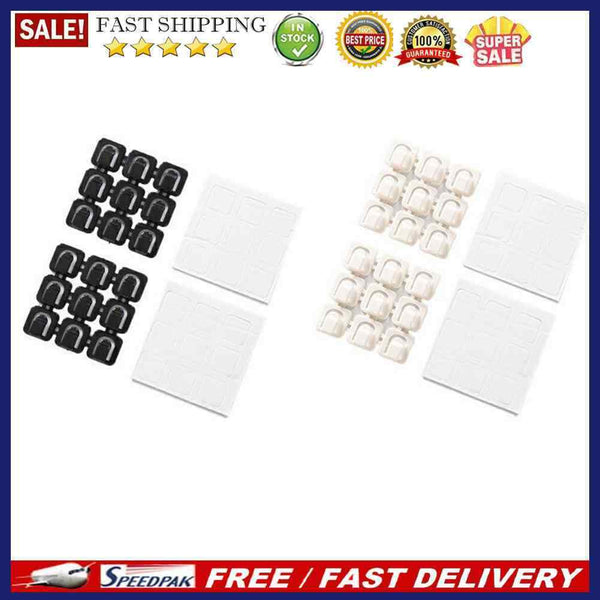 18pcs/set Car Fastener Clips USB Wire Cable Line Clip Organizer Retainer Cl