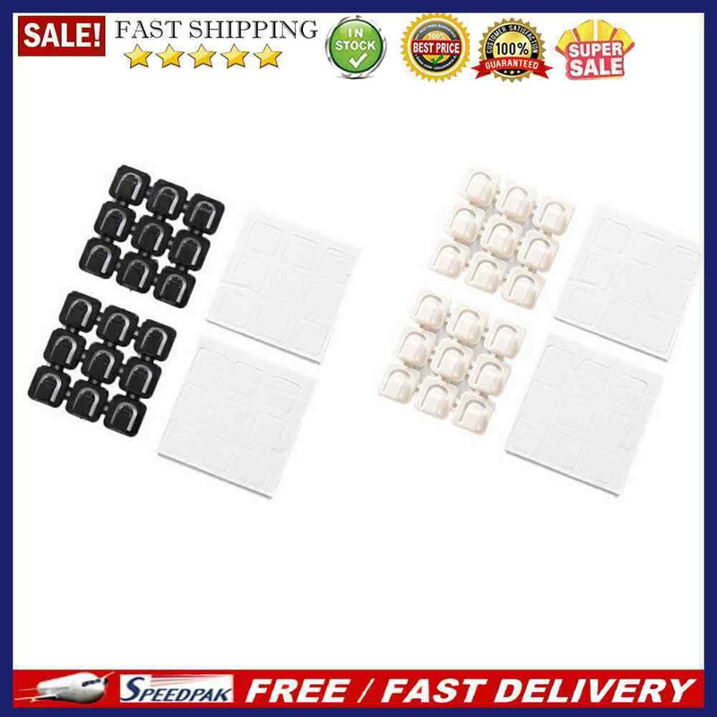 18pcs/set Car Fastener Clips USB Wire Cable Line Clip Organizer Retainer Cl
