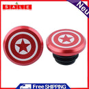 2pcs Aluminum Handlebar End Caps Plugs for MTB Road Folding Bike (Red 2)
