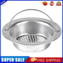 Stainless Steel Handheld Tank Strainer Sink Sewer Filter Floor Drain(L)