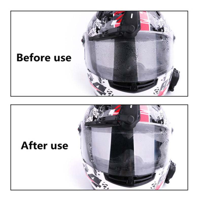 Universal Motorcycle Helmet Wiper Electric wiper Compatible with Most Visor