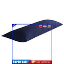 Full Body Pillowcase Sleeper Breathable Long Bed Throw Pillow Cover (Blue)