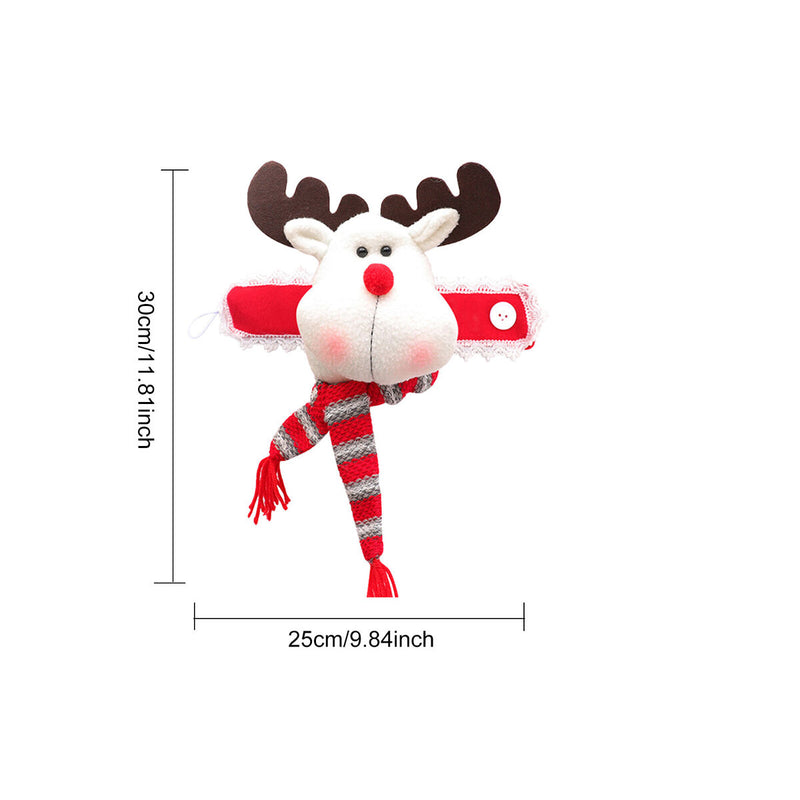 Portable Christmas Curtain Buckles Festival Ornament for Home Hotel Office Decor