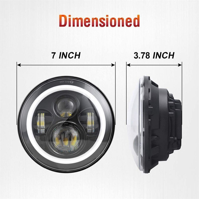 Eyebrow Indicator Lights Side Marker Lights For Jeep Wrangler JK LJ TJ CJ