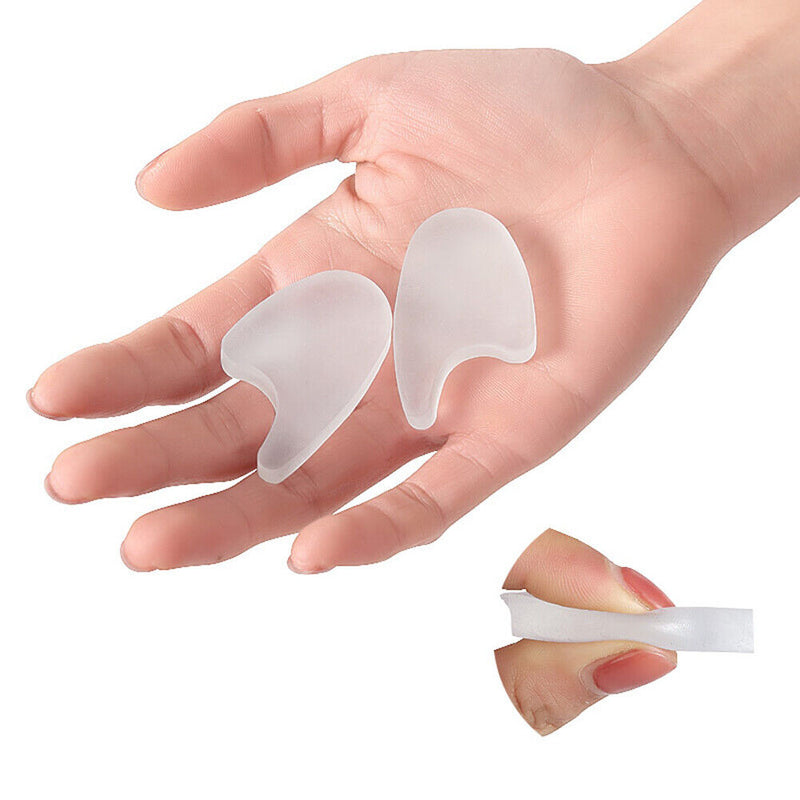 Toe Separator Silicone Hallux Valgus Corrector Bunion Adjuster Pain Relief Ca