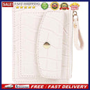 Women Simple Wallet PU Leather Multi-Slot Keychain Small Card Bag Purse Holde