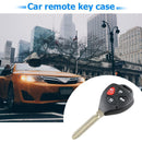 2006-2010 Black Car Remote Key Case 4 Buttons Key Shell Replacement for Corolla