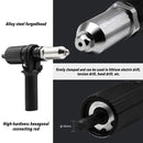 2.4-4.8mm Electric Rivet Gun Adapter Insert Cordless Rivet Nut Tools Kit Newly