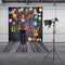 Happy Birthday Art Cloth Backdrop Photographic Studio Prop Kid Family Decor