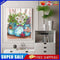 Glass Bottle Flower Oil Paint By Numbers Kit DIY Home Decoration Gift Wall