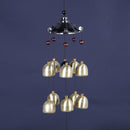 Metal 10 Bells Copper Wind Chime Garden Yard Hanging Decor Gift