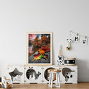 5D Diamond Painting Coffee by the Lake Full Round Drill Rhinestone Kit