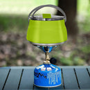 Silicone Folding Kettle Portable Tea Mini Boiling Pot (Fluorescent Green) Newly