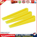 100pcs Ceramic Wedge Tile Spacer Floor Level System Locator (Yellow 10mm) Newly