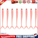 8pcs Soft Fish Fork Tail Fishing Lures Artificial 1.7g 8cm Bionic Baits (B)