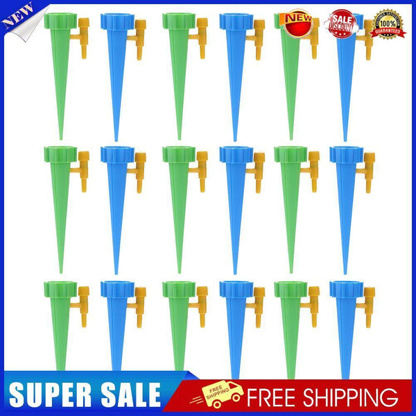 Drip Irrigation Automatic Watering Spike for Plants (18pcs Mixed Color)