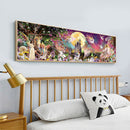 Flower Angel DIY Mosaic Rhinestone Picture Full Square Drill Diamond Painting
