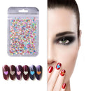 500pcs/bag Colorful Flashing Film DIY Solid Peach Heart Nail Glitter Sequin