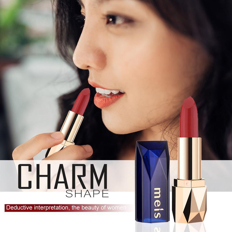 MEIS 6 Colors Lipstick Waterproof Moisturizing Lasting Lip Gloss Makeup (5